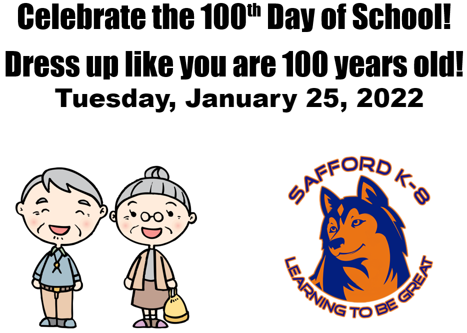 100th Day Safford K-8